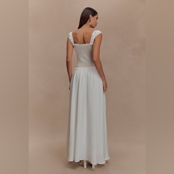 Meshki White Midi Dress - Picture 2 of 6